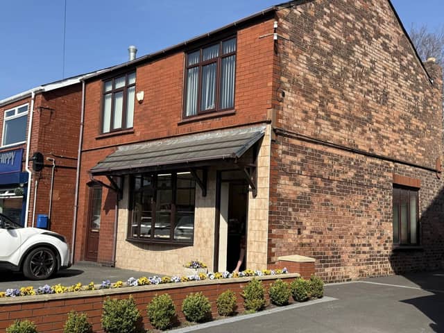 The unassuming Gent's Bakery on Pepper Lane, Standish, which is to shut on April 17