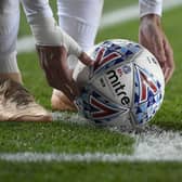 LEEDS, ENGLAND - OCTOBER 27: General view of the official mitre match ball during the Sky Bet Championship between Leeds United and Nottingham Forest at Elland Road on October 27, 2018 in Leeds, England. (Photo by George Wood/Getty Images)