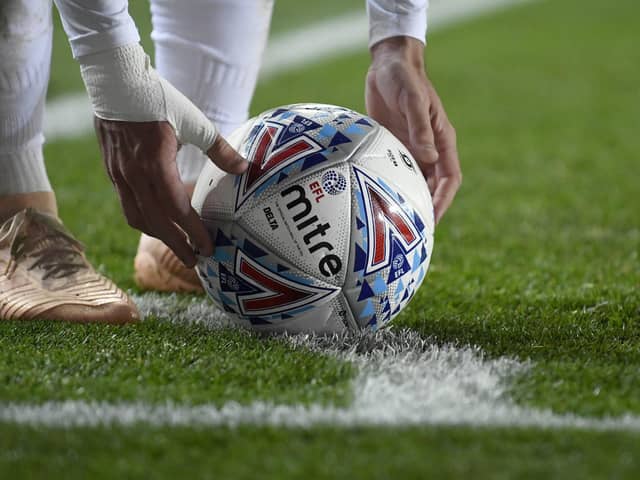 LEEDS, ENGLAND - OCTOBER 27: General view of the official mitre match ball during the Sky Bet Championship between Leeds United and Nottingham Forest at Elland Road on October 27, 2018 in Leeds, England. (Photo by George Wood/Getty Images)