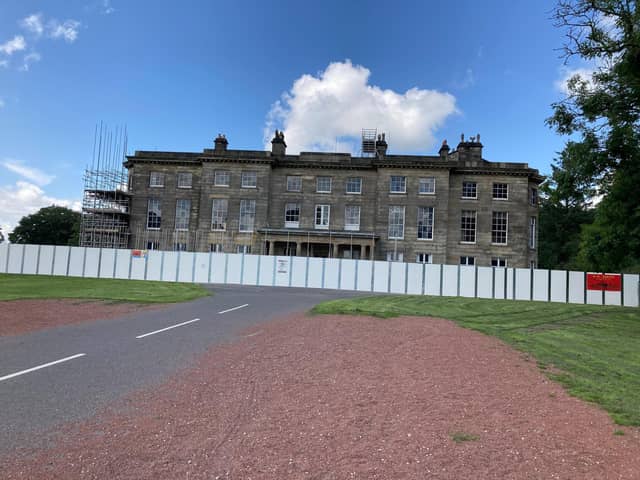 Work is well under way at Haigh Hall