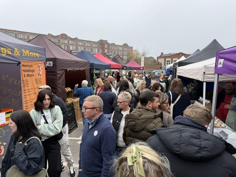 The local community turned out in force to support the event