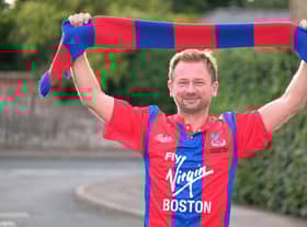 Bempton man Sam Underwood supports Crystal Palace