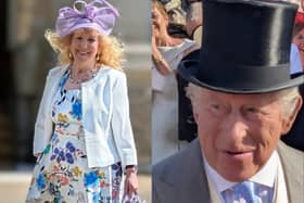 Jean Hensey-Reynard at Buckingham Palace and King Charles as he told guests that he loves Wigan