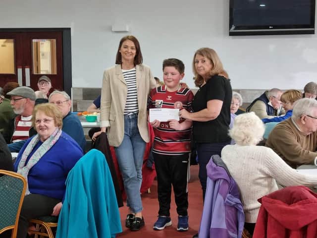All smiles from Alfie and his friends at the dementia friends group, Rugby Memories.