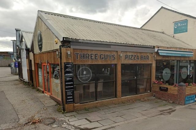 Three Guys Pizza Bar on High Street, Standish, was last inspected on July 28, 2022, when it received a one-star rating