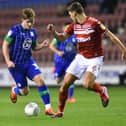 Joe Gelhardt in action for Latics