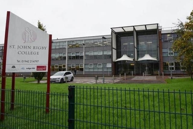 St John Rigby College on Gathurst Road, Orrell, was given an outstanding rating during their most recent inspection in December 2020