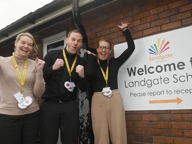 Landgate School, Bryn, was found to be "outstanding" in all areas