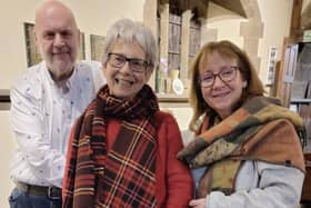 L to R Accompanist Ian Shirley,  Choir Administrator Jo Hun and Choir Director, Imelda Shirley