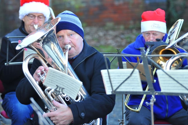 Prospect Brass Band perform for the crowds