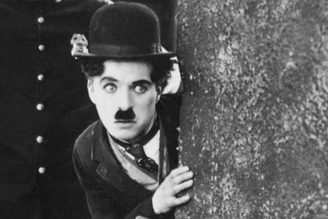 Black and White movie star Charlie Chaplin performed at the Wigan Hippodrome with Fred Karno's Company of Comedians in around 1911.