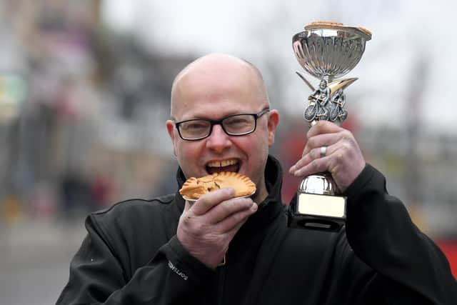 Barry won with a time of 34.5 seconds, the same time as previous winner Ian Gerrard.