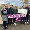 Greenmount Projects donated £2,000 to Wigan and Leigh Hospice