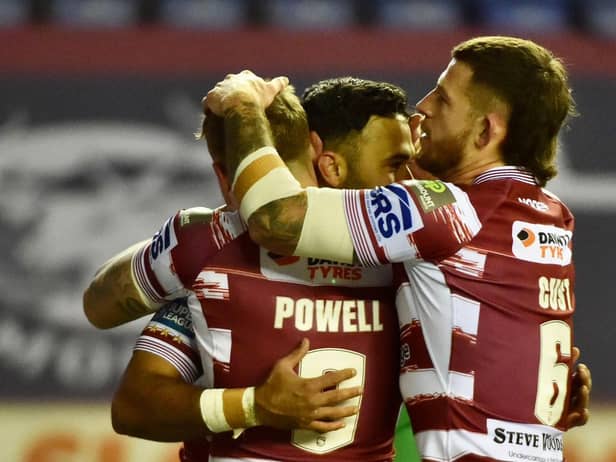 Wigan produced a strong victory over Wakefield at the DW Stadium