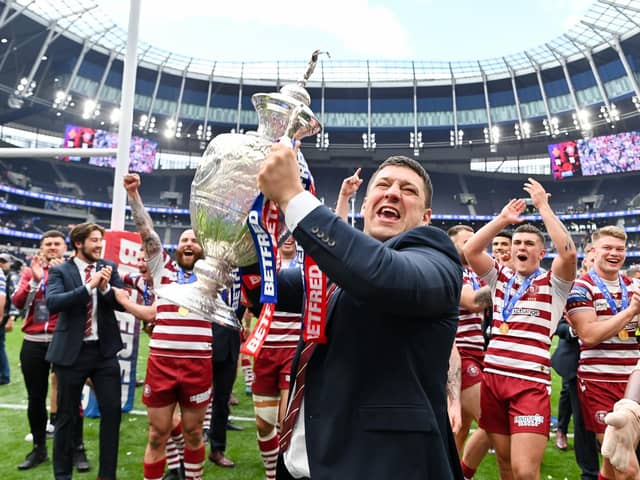 Matt Peet guided Wigan Warriors to Challenge Cup glory in his debut season as head coach in 2022