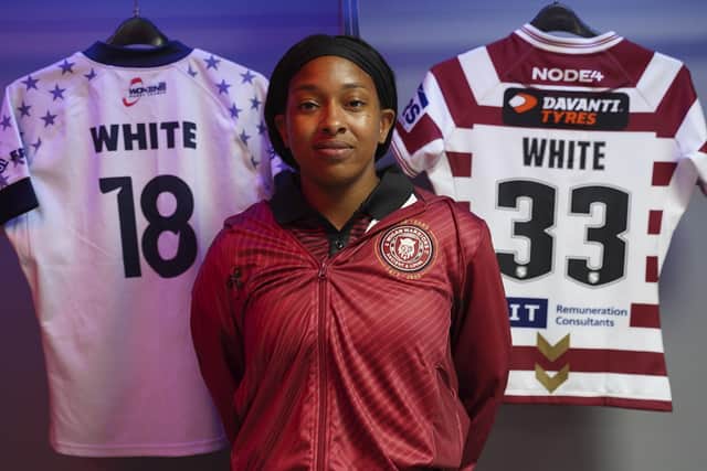 Taylor White has joined Wigan Warriors Women
