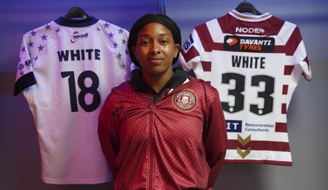 Taylor White has joined Wigan Warriors Women