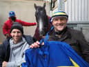Rob Burrow and Barrie McDermott with Burrow Seven