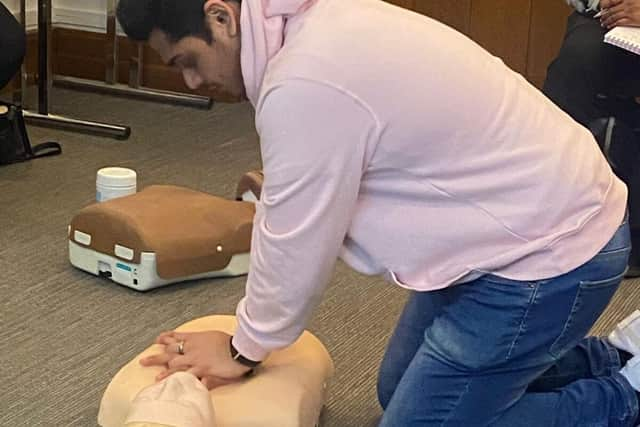 CPR training