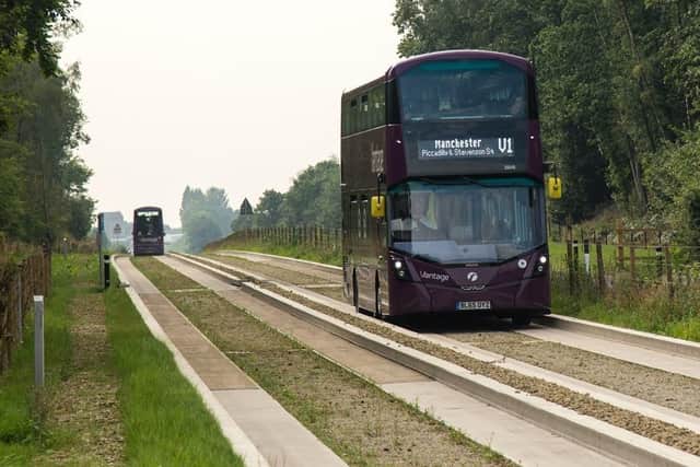 There was a serious incident on the guided busway in Leigh last week