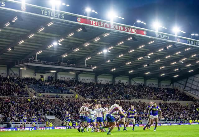 Wigan Warriors take on Leeds Rhinos at Headingley