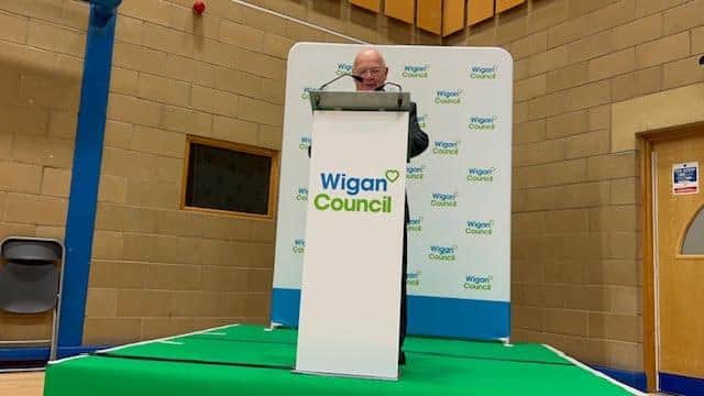 Coun George Davies retained his seat
