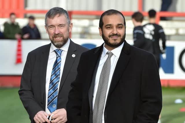 Mal Brannigan, with Talal Al Hammad at Cheltenham