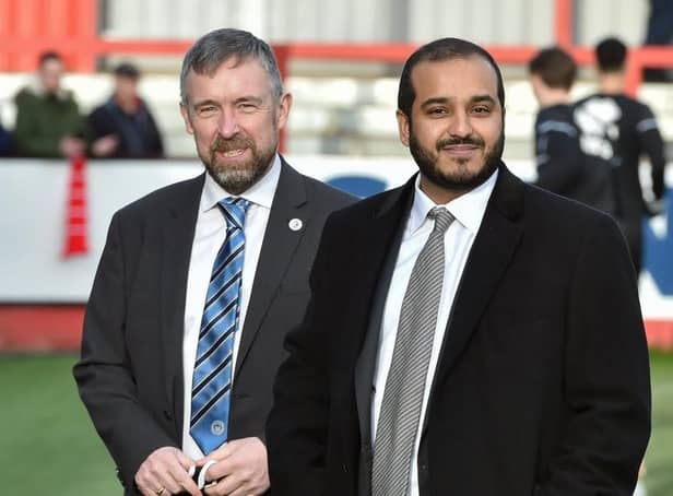 Mal Brannigan, with Talal Al Hammad at Cheltenham