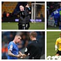 Glenn Whelan has been joined on Ryan Lowe's backroom staff by new arrivals (clockwise from top right) Joe Riley, Tony Warner and Nicky Adams