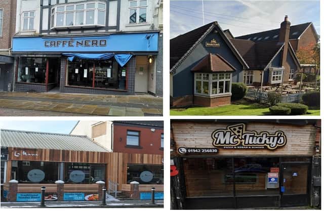 Some of the establishments to receive new hygiene ratings