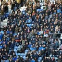 Latics fans watching their team against Bristol Rovers at the weekend
