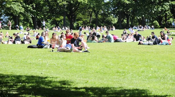 Many got out bright and early this morning to take full advantage of the fine weather.