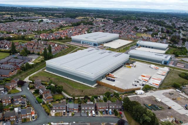 Whistl vehicles can be seen at the unit on Astley Business Park