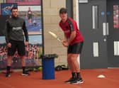 Jai Field enjoys some fun during pre-season
