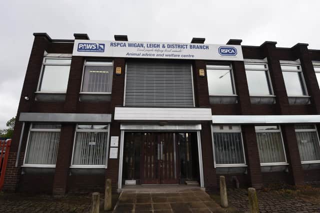 Exterior of RSPCA Wigan, Leigh and District, York Street, Wigan.