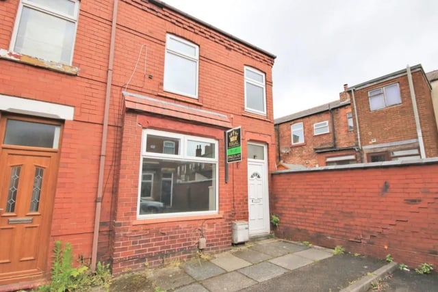 Offers over £100k are being sought for this three-bed terraced house