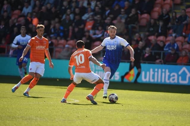 It was an afternoon to forget for Jack Whatmough at Blackpool on Saturday