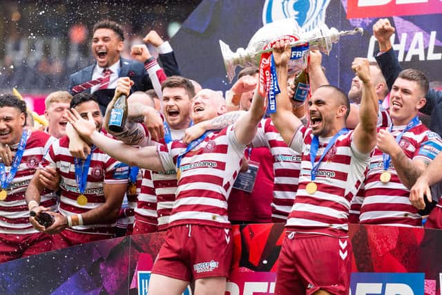 Wigan lifted their 20th Challenge Cup
