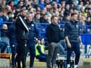Leam Richardson with Ian Evatt at the corresponding fixture in October