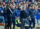 Leam Richardson with Ian Evatt at the corresponding fixture in October