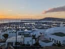 Sun seekers have chosen Lanzarote to maximise their two week holiday period.
