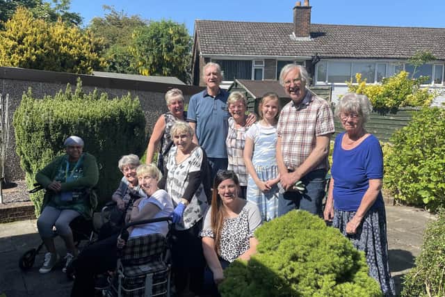 David received help from the group after he admitted his garden was becoming hard to manage