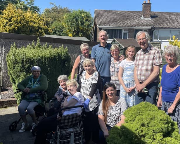 David received help from the group after he admitted his garden was becoming hard to manage
