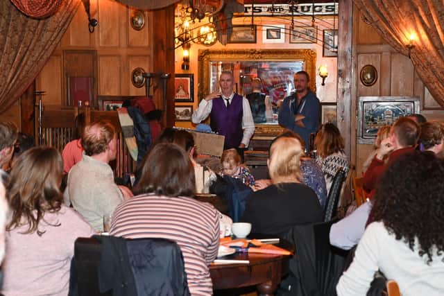 Speeches were given during the meeting at Little Fifteen
