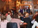 Speeches were given during the meeting at Little Fifteen