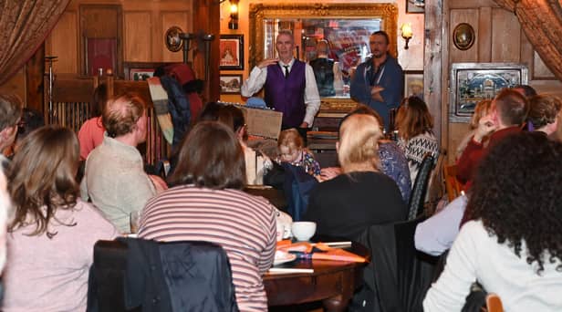 Speeches were given during the meeting at Little Fifteen