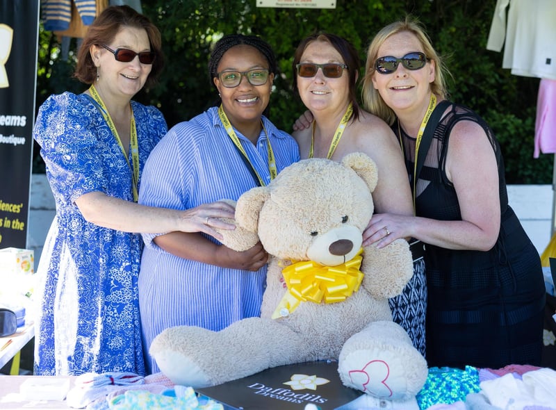 Linda Derbyshire, Meissa Mutyora, Kerry Bannister and Maureen Holcroft, of Daffodil Dreams