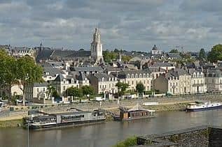 The beautuful city of Angers