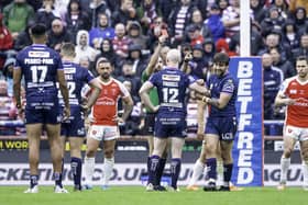 Joe Shorrocks was sent off against Hull KR