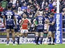 Joe Shorrocks was sent off against Hull KR